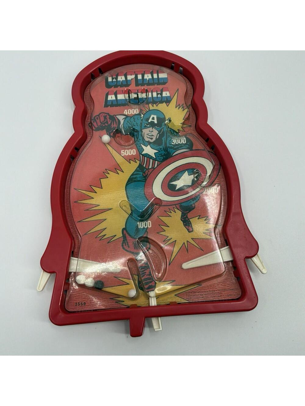 Vintage Captain America Pinball Game 1980s Marvel